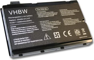 Produktbild von vhbw Akku Ersatz für 3S4400-C1S1-07, 3S4400-S3S6-07 für Notebook (4400 mAh, 11,1 V, Li-Ion)