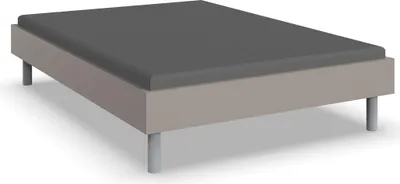 Produktbild von Bettgestell >Easy Beds Standard< Liegefläche 140x200cm, SAHARAGRAU - 149x38x210cm (BxHxT)