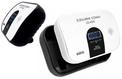 Imagen del producto de Detector de monóxido de carbono EURA CD-45A2, autónomo, con batería, pantalla LCD