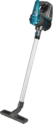 A cordless stick vacuum cleaner is shown against a white background.