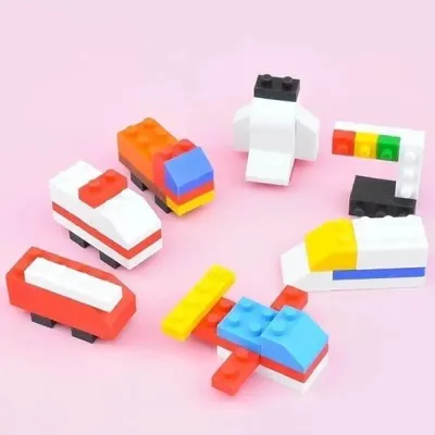 Produktbild von Block Fahrzeug-Radiergummi-Puzzleset