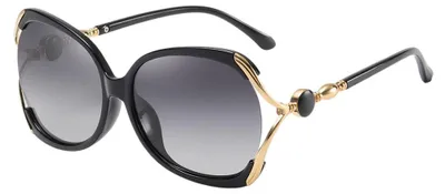 Produktbild von Techsuit - Sonnenbrille Polarisiert 1722 Damen-polarisierte Sonnenbrille mit UV-Schutz und PC-Rahmen - schwarz-grau