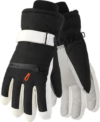 Produktbild von Thermohandschuhe für Damen und Herren, winddicht, ideal für Winter und Radfahren, mit rutschfester Handfläche, wasserdicht, mit Touchscreen-Funktion, zum Wandern, Snowboarden und Autofahren.