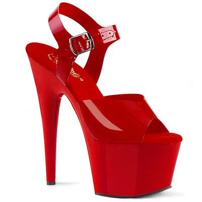 Produktbild von ADORE-708N Damen Sandale von Pleaser, Rot , EU 39, US 9