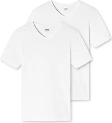 Zdjęcie produktu dla UNCOVER by SCHIESSER T-shirt męski 2-pack - V-neck biały L