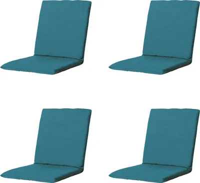 Produktbild von Madison - Stapelstuhlkissen Panama seeblau - Ca. 97x49 cm - 4er-Set
