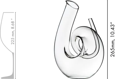 Imagen del producto de Riedel DEKANTER CURLY KLAR, 1 unidad, lote 2011/04, código S1