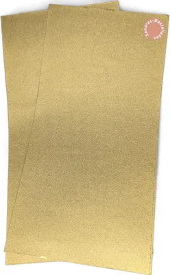Produktbild von Sandras-Bastelladen - Metallic - Kerzen Verzierwachsplatten 2er Set - 200 x 100 x 0,5mm Bronzegold