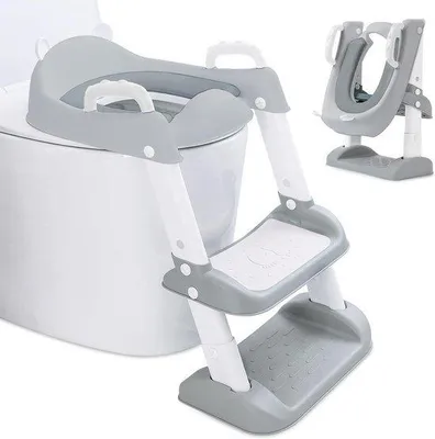Produktbild von Verstellbarer Toilettensitzverkleiner für Kinder, PolyurethanKissen, rutschfest, tragbar