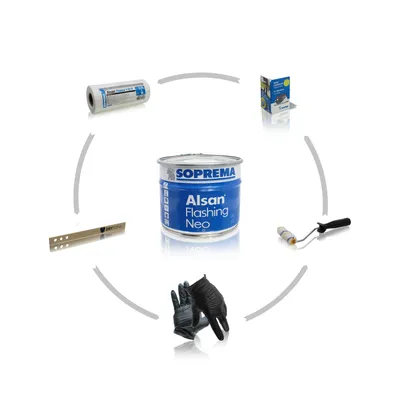 Produktbild von ALSAN FLASHING NEO PROFI PACK | RAL 7012 basaltgrau