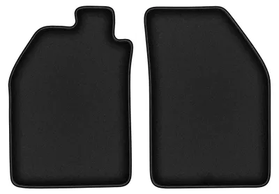 Productafbeelding van Velours voormatten voor Saab 9000 1984-1991 (sedan) – 2-delig, zwart, op maat – Wielganizator DURBAN