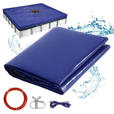 Produktbild von Peviasot Poolabdeckung Rechteckig für 200x300 cm Pools | Planenmaß 210x304 cm | 2-in-1 PE