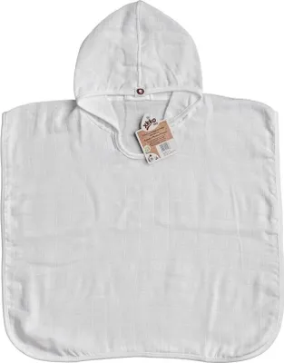 Produktbild von BMB Colours Bambus-Poncho, weiß, Größe 2 1