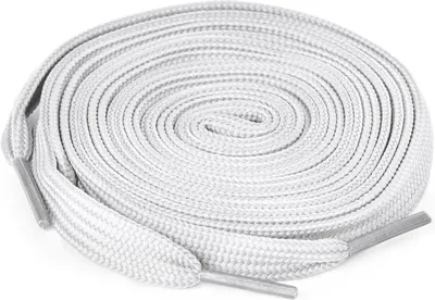 Obrázok produktu pre Šnúrky Jumadas, biele, 120 cm – ploché – Šnúrky, 120 cm – 8 mm