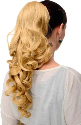 Produktbild von WIG ME UP Zopf Pferdeschwanz gelockt Blond SA09-66