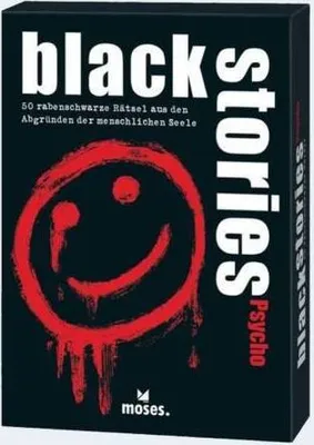 Produktbild von Black Stories Psycho 50 Rätsel 12J
