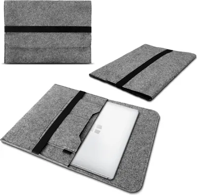 Produktbild von Notebook Laptop Tasche Sleeve Schutztasche Hülle Tablet Macbook Filz UltrabookGröße:9.7 - 10 Zoll;Farbe:Grau