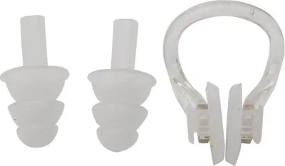 Produktbild von Jumada - Nasenklammer zum Schwimmen + Ohrstöpsel - Weiß