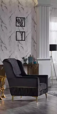 Obrázek produktu pro Designové křeslo Křeslo na čtení Televizní křeslo Pohodlné křeslo Nábytek do obývacího pokoje