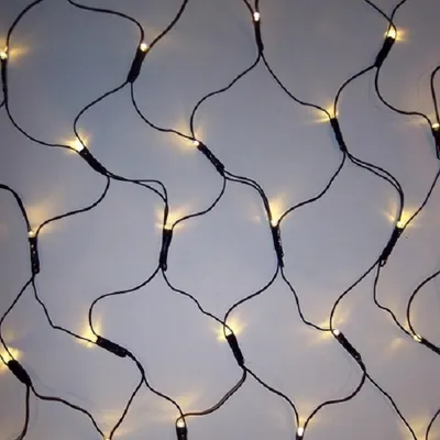 Produktbild von LED Lichternetz 160er warmweiß 2x2m Batteriebetrieb Timer aussen BA11755