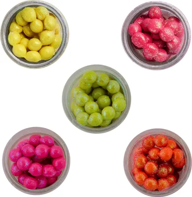 Produktbild von Berkley Sparkle Power Eggs Floating Magnum - 12 Forellenköder, Farbe:Pink with Scales