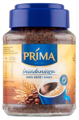 Obrázok produktu pre Kawa Prima rozpuszczalna zbożowa Śniadaniowa 100 g