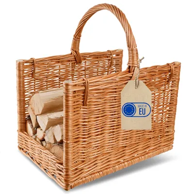 Productafbeelding van Creative Home Rieten Mand met Handvat, 45 x 30 x 47 cm
