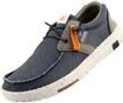 Produktbild von Dockers by Gerli Herren Schuhe Sneaker Slip On Turnschuh Sneaker Textil, Farbe:Navy, Schuhgröße:EUR 43, Artikel:-660 navy