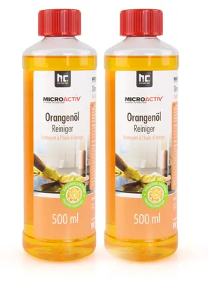 Produktbild von 500 ml Microactiv® Orangenöl Reiniger Konzentrat - Reinigungsmittel stark gegen Fettablagerungen