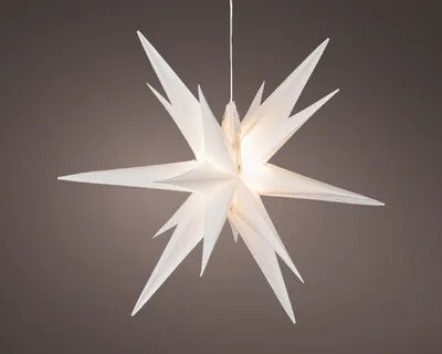 Produktbild von Lumineo LEDLED Leucht-Stern 40x40 cm, warm weiß, zum Aufhängen