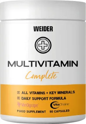 Produktbild von Weider Multi Vitamin (90 Caps) Unflavoured - Vitamine, Mineralien & Gesundheit - Vitamine & Mineralien-Komplex
