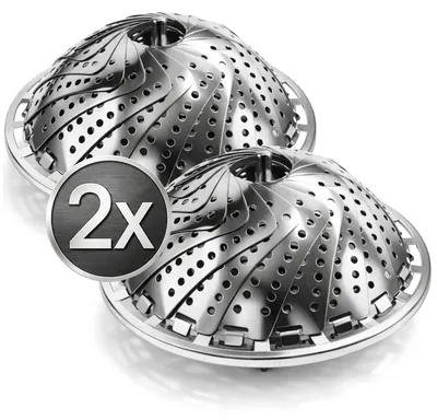 Obrázek produktu pro com-four® 2x nerezový párovací vložka do hrnců – párovací vložka s nastavitelnou výškou