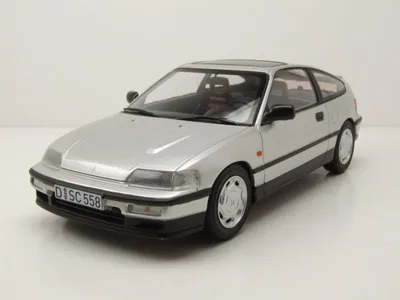 Zdjęcie produktu dla Honda CRX 1990 silber Modellauto 1:18 Norev