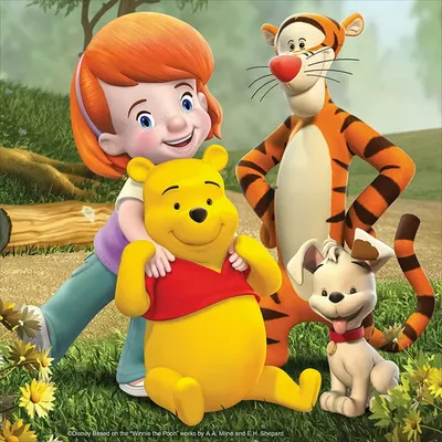 Obrázok produktu pre Medvedík Pú v lese - puzzle