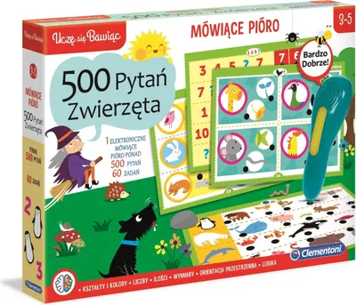 Produktbild von Spiel 500 Fragen Tiere Sprechender Stift
