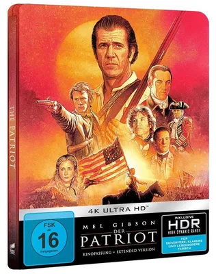 Produktbild von Der Patriot [Extended Version & Kinofassung Limited Steelbook Edition] (4K Ultra HD)