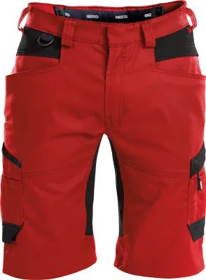 Imagen del producto de Pantalones cortos de trabajo elásticos Dassy, modelo Axis 250082, línea PESCO41, talla 67, color rojo/