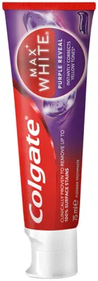 Productafbeelding van Colgate Tandpasta Max White Purple Reveal (75 ml)