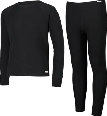 Produktbild von CMP Kinder Skiunterwäsche Set Lang (Shirt und Hose) schwarz 104