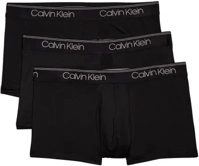 Productafbeelding van Calvin Klein heren boxershorts, 3-pack, lage taille, model trunk, katoen met stretch