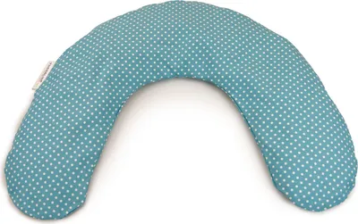 Produktbild von Theraline Frühchenkissen 100 x 15 cm Punkte türkis