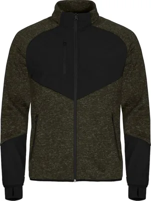 Produktbild von Clique Haines warme Strickfleece-Softshelljacke mit Daumenlöchern und Reflektorband