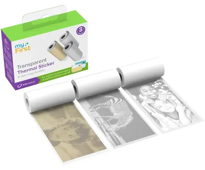 Image de Autocollants thermiques pour myFirst Insta Wi, Insta 20 & Insta 2, transparent, or & argent