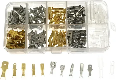 Kabelschuh-Set 150 Stk. Flachstecker 6,3/4,8/2,8 mm männlich/weiblich