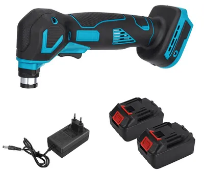Produktbild von Drillpro Elektrischer Nagelhammer 300W Nagelpistole für 25290 mm Nägel mit 2 Akkus & Ladegerät Tragbar Hohe Schlagfrequenz