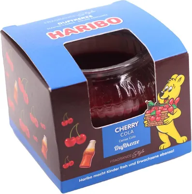 Obrázek produktu pro Haribo vonná svíčka Cherry Cola vonná svíčka 85g
