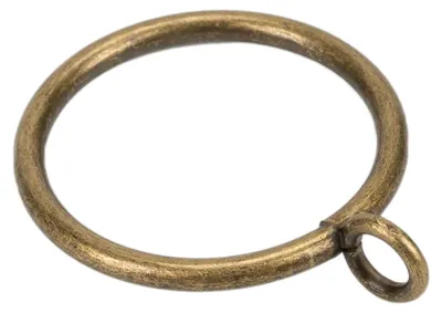 Image de Anneaux à œillets pour tringles à rideaux, diamètre intérieur 50 mm, métal, lot de 24, couleur bronze