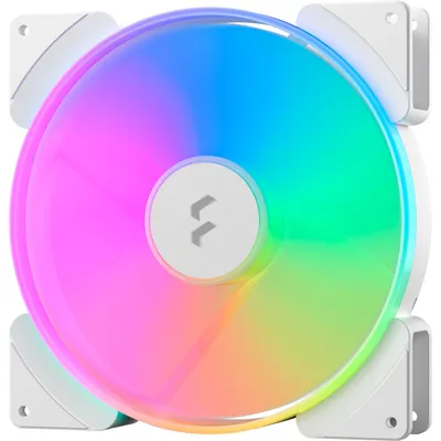 Produktbild von Fractal Design Prisma AL-18 PWM, Ventilator, 18 cm, 300 RPM, 1200 RPM, 249,56 m³/h, Weiß