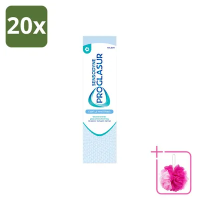 Productafbeelding van 20 x Sensodyne Proglasur Whitening Tandpasta - 75 ml - Voordeelverpakking - 20 stuks