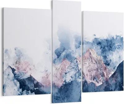Produktbild von Bild auf Leinwand - Leinwandbild - Abstraktion modern - 95x80cm - Wand Bild - Wanddeko - Wandbilder - Leinwanddruck - Bilder - Kunstdruck - Wanddekoration - Leinwand bilder - Wandkunst - CB95x80-3886